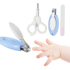 4 IN 1 Newborn Baby Manicure Nail Care Clipper Set With Case