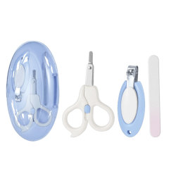 4 IN 1 Newborn Baby Manicure Nail Care Clipper Set With Case