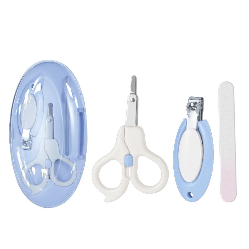 4 IN 1 Newborn Baby Manicure Nail Care Clipper Set With Case