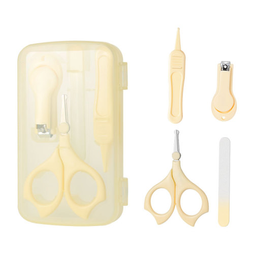 Custom Private Label Newborn 4PCS Baby Nail Care Clipper Kit
