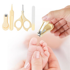 Custom Private Label Newborn 4PCS Baby Nail Care Clipper Kit