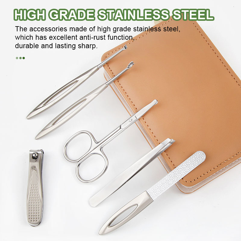 Professional Manicure Tools Set Stainless Steel Nail Clipper Kit
