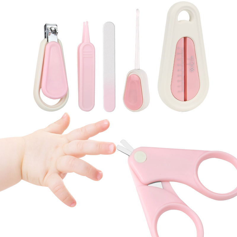 BEST-BB 6 PCS Infant Baby Manicure Set Newborn Nail Care Grooming Kit