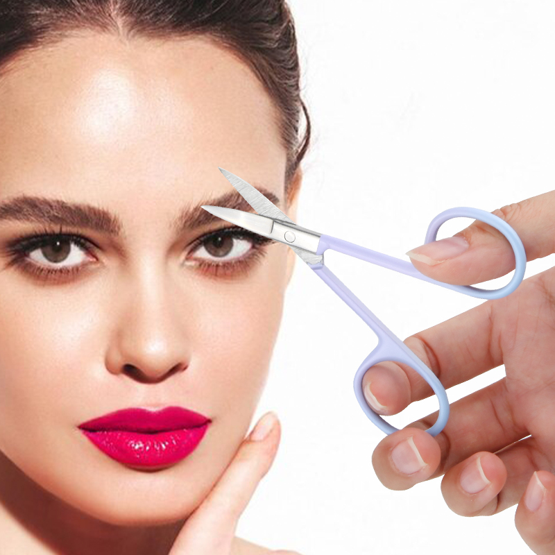 Professional Manicure Eyebrow Scissors Small Cuticle Remover Cuticle Trimmer Nose Hair Scissors Set