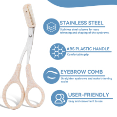 Eyebrow Trimmer Eyebrow Scissors With Comb Beauty Makeup Tools For Women