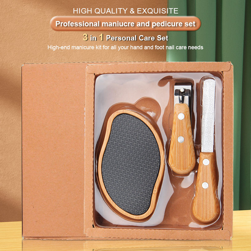 3 PCS Pedicure Foot File Callus Remover Set