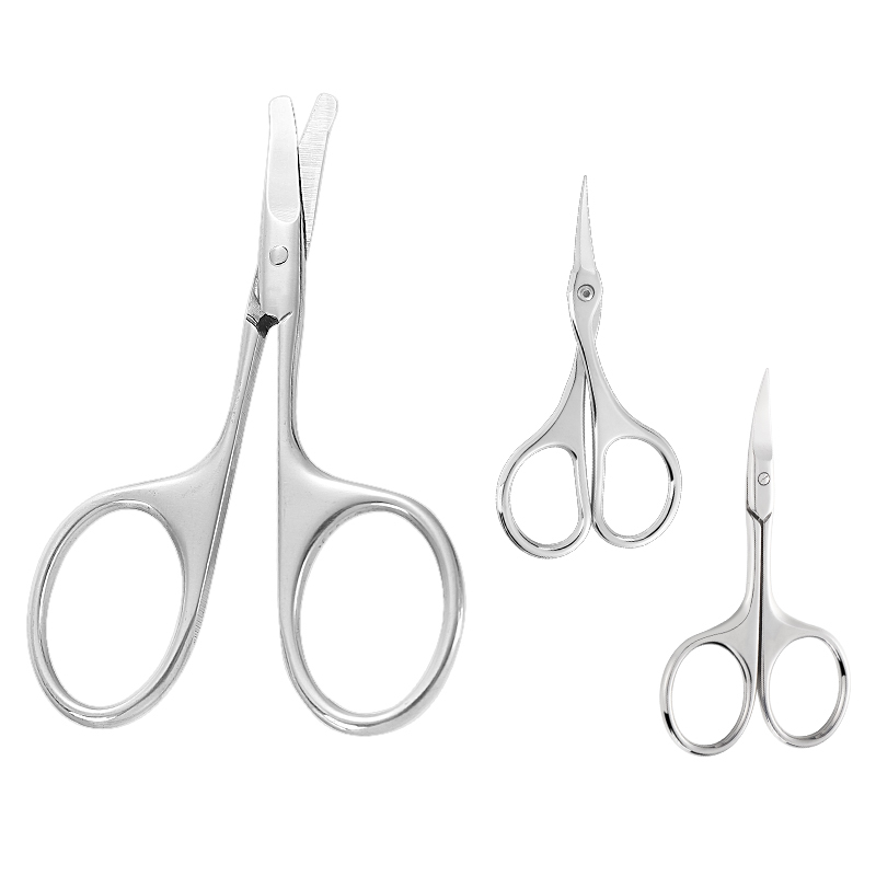 Curved And Rounded Safety Tip Clippers For Nose Hair Cutting
