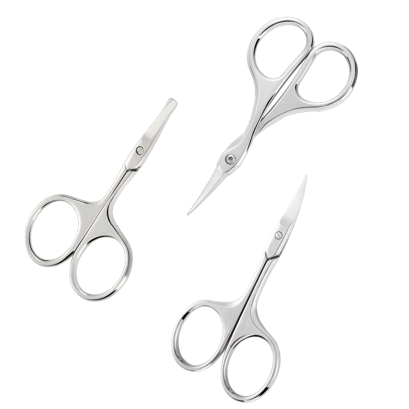 Curved And Rounded Safety Tip Clippers For Nose Hair Cutting