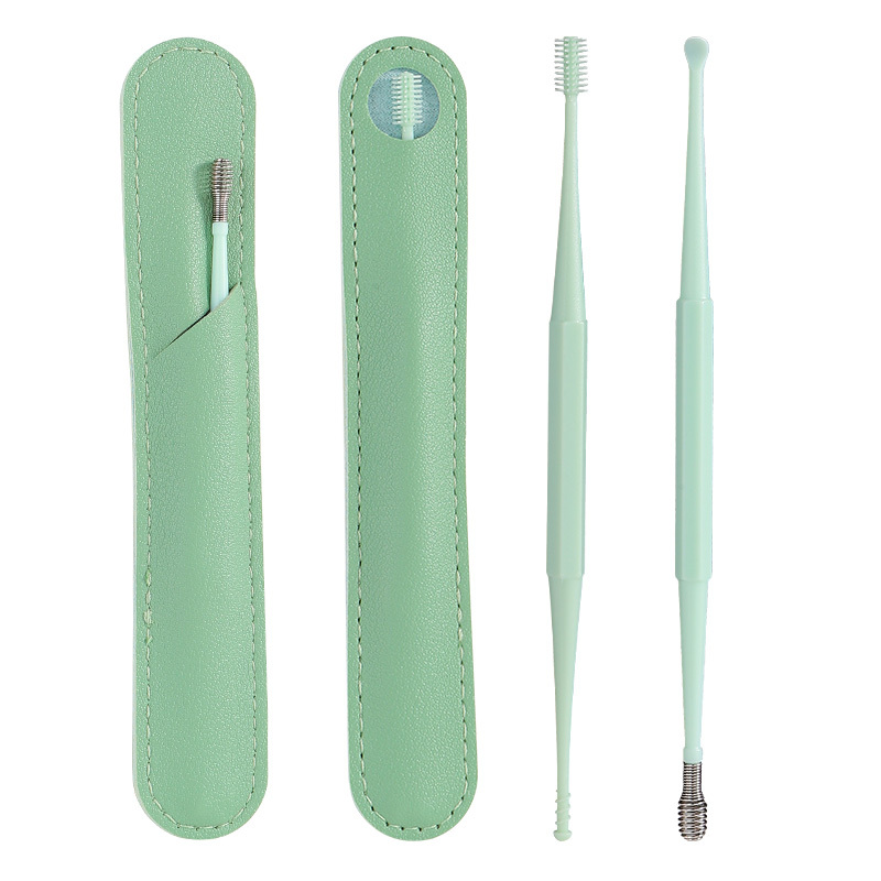 2 Pcs Ear Pick Earwax Removal Kit Ear Cleansing Tool Set