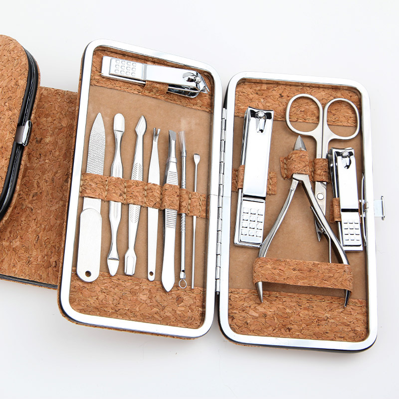 Manicure Set Personal Care Grooming 8 PCS + 12 PCS Beauty Tool Portable Kit Combo