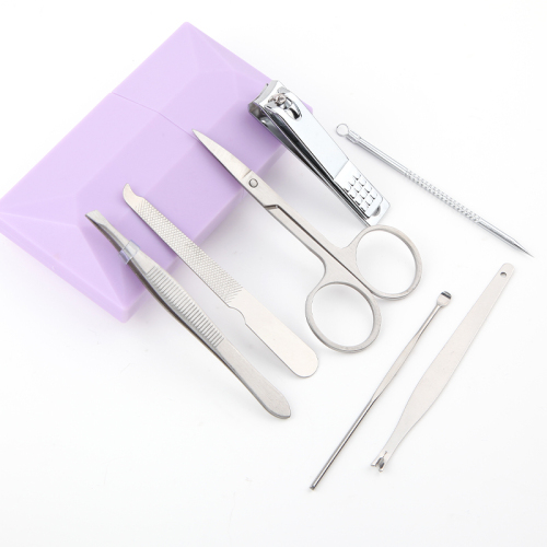 Travel Manicure Grooming Kit Nail Clipper Set (7 PCs)