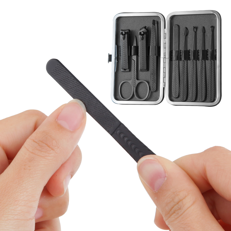 9 PCS Premium Nail Clipper Set Nail Care Tools with Luxurious Portable Travel Case