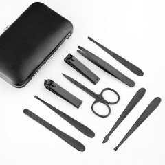 9 PCS Premium Nail Clipper Set Nail Care Tools with Luxurious Portable Travel Case