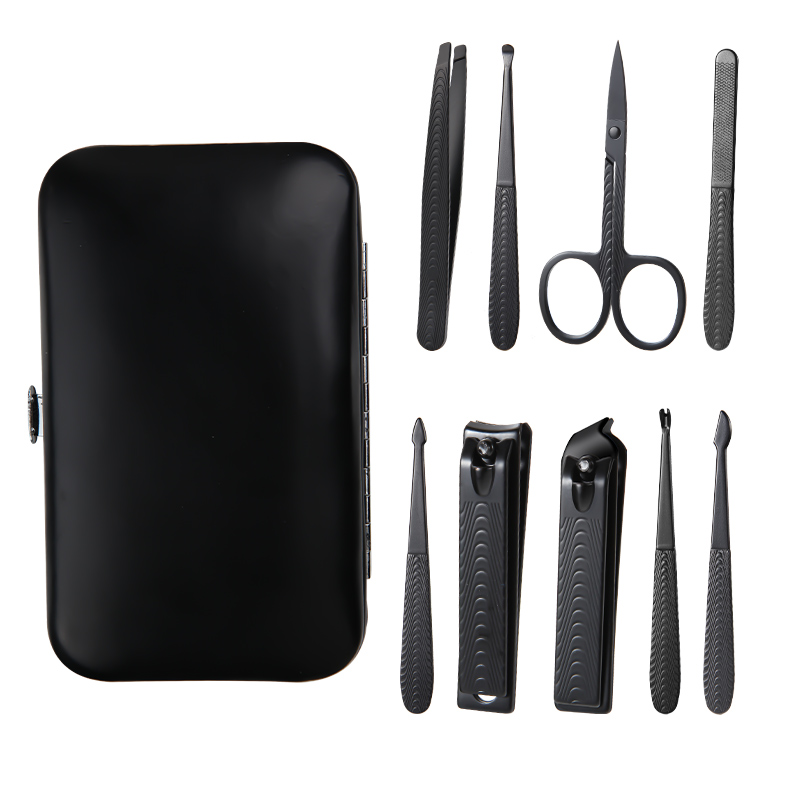 9 PCS Premium Nail Clipper Set Nail Care Tools with Luxurious Portable Travel Case