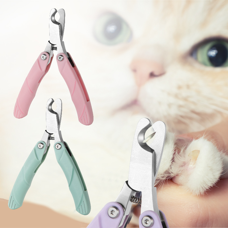 Heavy Duty Stainless Steel Pet Nail Clippers - Precision and Comfort for Dogs and Cats