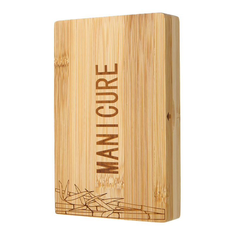 Premium Stainless Steel Manicure and Pedicure Set Personal Care Tool Nail clipper Grooming Kit with Wood Pocket Case