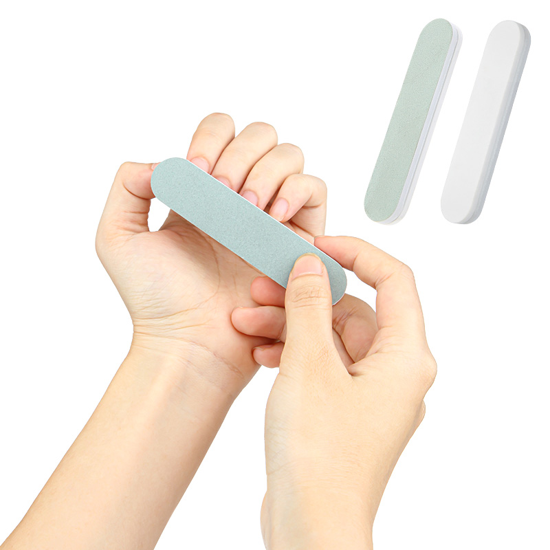 Wholesale 4 way nail polish buffer double sided mini size sponge file buffing block for jewelry manicure smooth shiny