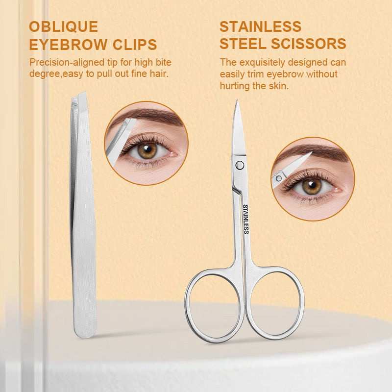 High-end Sublimation Manicure Set 7 in 1 Portable Nail Clipper Beauty Tool Stainless Steel Toenail Cutter Kits with Travel Case
