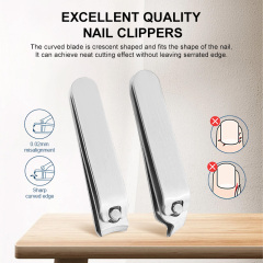 High-end Sublimation Manicure Set 7 in 1 Portable Nail Clipper Beauty Tool Stainless Steel Toenail Cutter Kits with Travel Case
