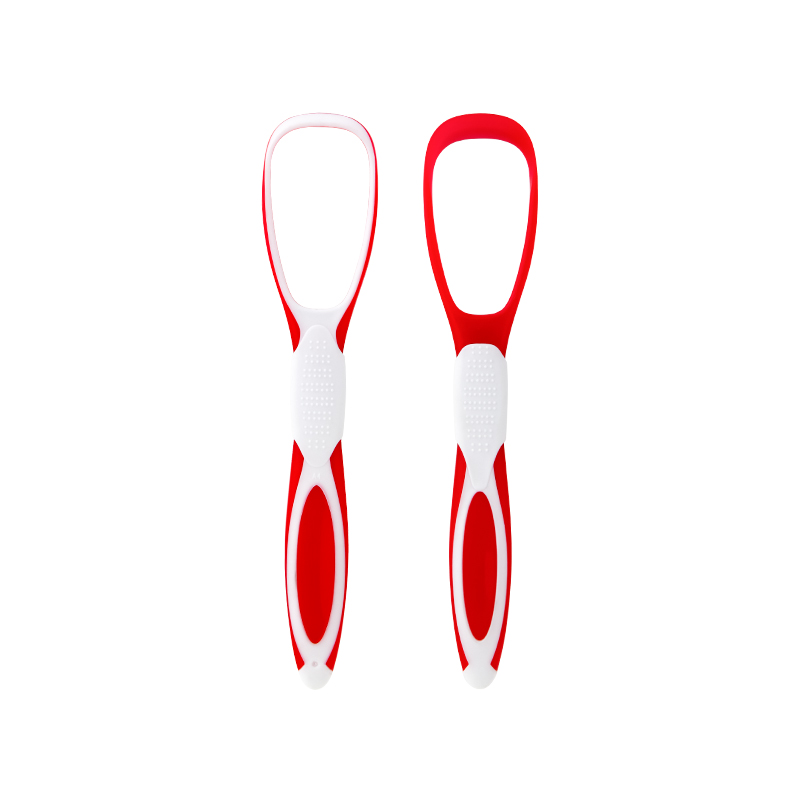 New Disposable Plastic Tongue Scraper Soft Rubber Effective Improve Bad Breath Oral Care Hygiene Cleaning Tool For Adults Baby