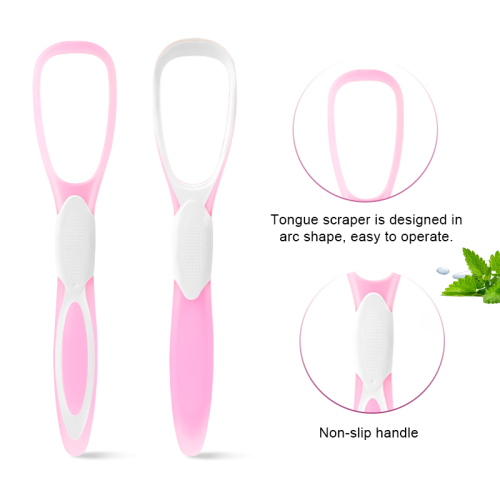 New Disposable Plastic Tongue Scraper Soft Rubber Effective Improve Bad Breath Oral Care Hygiene Cleaning Tool For Adults Baby