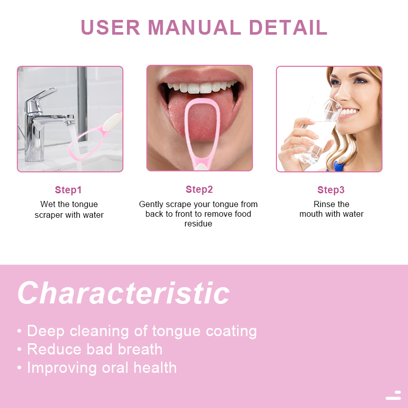 New Disposable Plastic Tongue Scraper Soft Rubber Effective Improve Bad Breath Oral Care Hygiene Cleaning Tool For Adults Baby