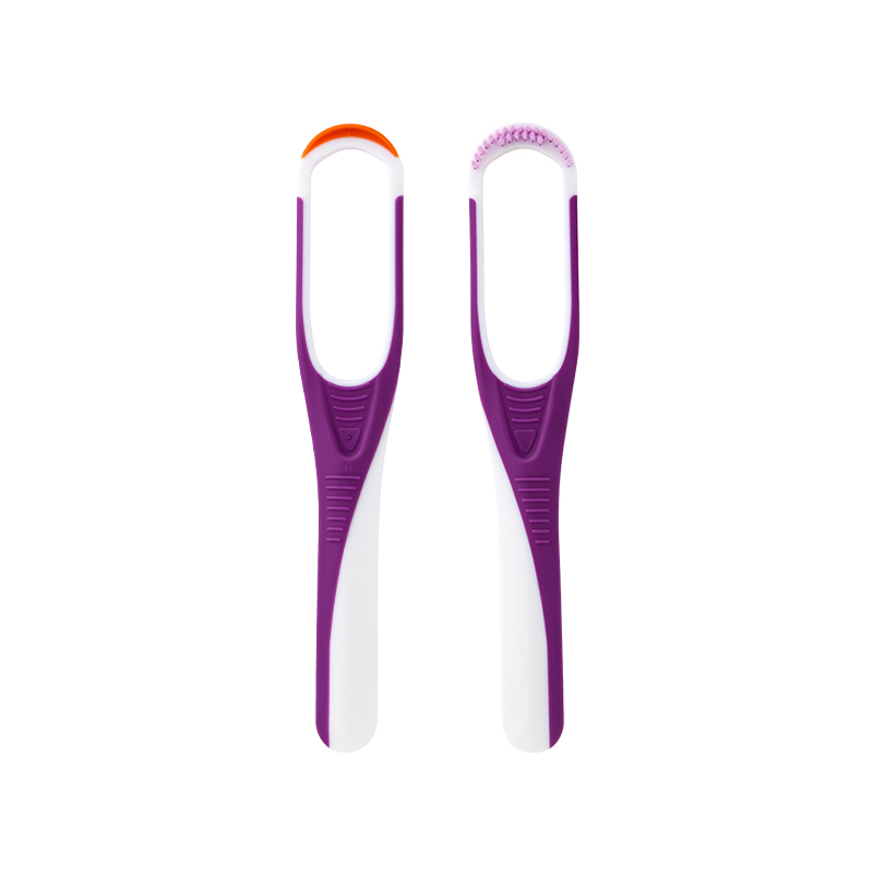New Disposable Plastic Tongue Scraper Soft Rubber Effective Improve Bad Breath Oral Care Hygiene Cleaning Tool For Adults Baby
