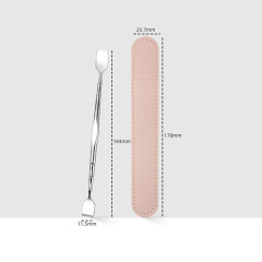 tesSamplesRatings & ReviewsKnow your supplierProduct descriptions from the supplier Double Headed Blackhead Spatula Stainless Steel Facial Pore Prep Cleaner Tool Kit Nose Acne Needle Blackhead Remover Extractors