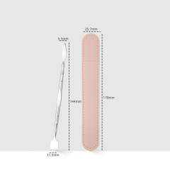 tesSamplesRatings & ReviewsKnow your supplierProduct descriptions from the supplier Double Headed Blackhead Spatula Stainless Steel Facial Pore Prep Cleaner Tool Kit Nose Acne Needle Blackhead Remover Extractors