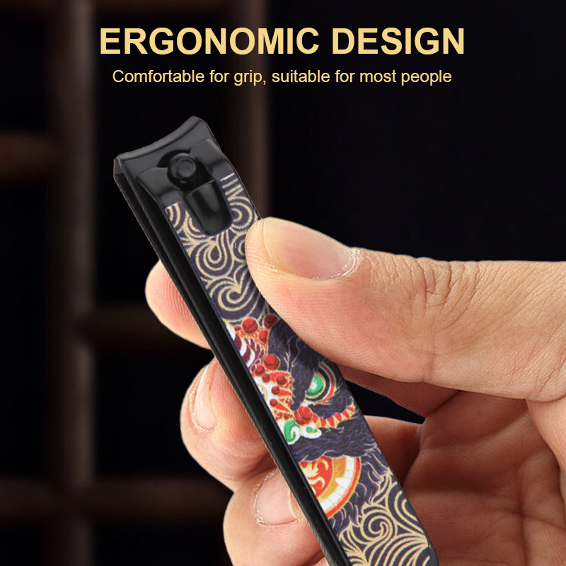 Professional Manufacturer Stainless Steel Nail Cutter Chinese Horse Style Sharp Fingernail Clipper Manicure Tool for Men Women