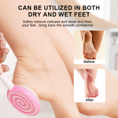 Wholesale Pumice Stone Foot Files Colorful Lollipop Shape Double Side Colossal Rasp Callus Remover Pedicure Feet Rubbing Tool