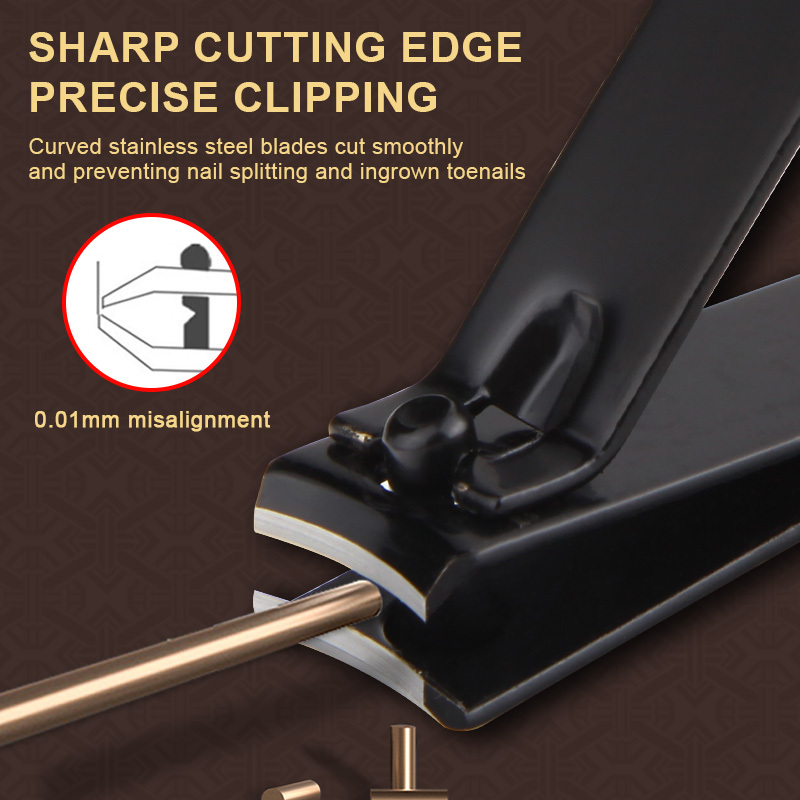 Professional Manufacturer Stainless Steel Nail Cutter Chinese Horse Style Sharp Fingernail Clipper Manicure Tool for Men Women