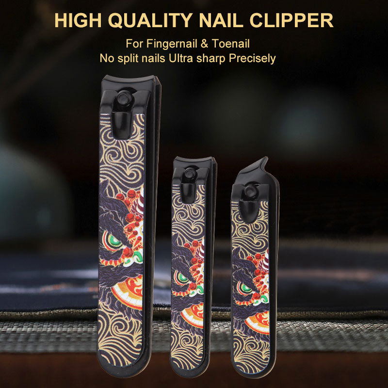 Professional Manufacturer Stainless Steel Nail Cutter Chinese Horse Style Sharp Fingernail Clipper Manicure Tool for Men Women