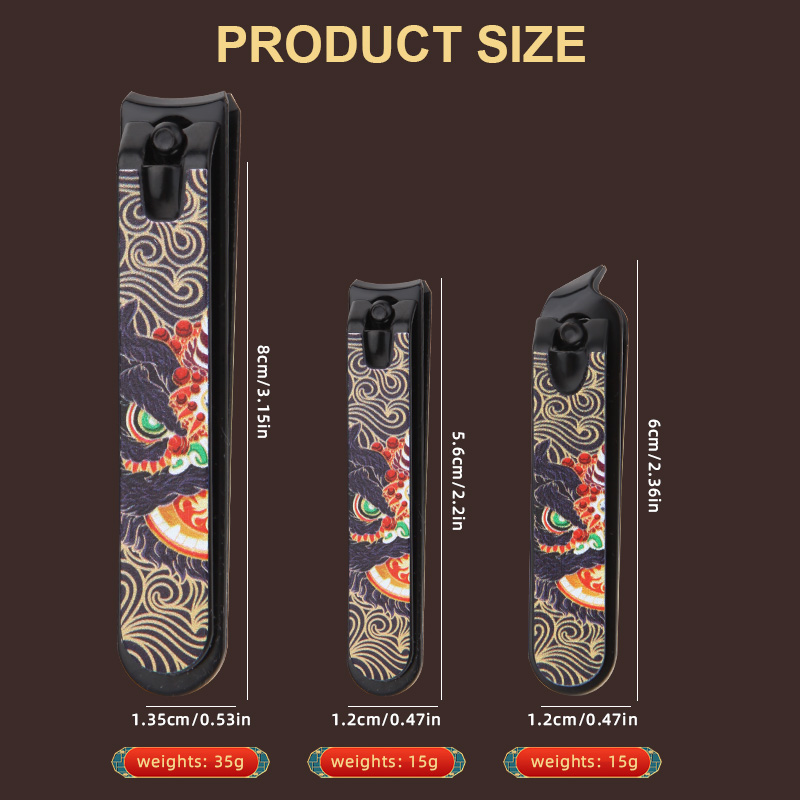 Professional Manufacturer Stainless Steel Nail Cutter Chinese Horse Style Sharp Fingernail Clipper Manicure Tool for Men Women