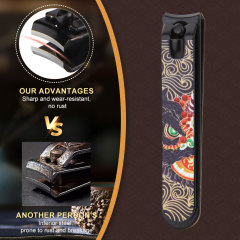 Professional Manufacturer Stainless Steel Nail Cutter Chinese Horse Style Sharp Fingernail Clipper Manicure Tool for Men Women