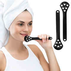 New Version Metal Black Tongue Scraper Stainless Steel Water Droplet Shape Oral Care Cleaning Tool Fresh Breath Tongue Cleaner