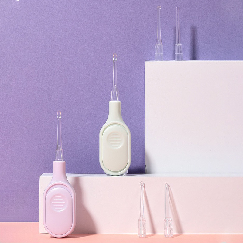 3 Pieces Ear Wax Removal Tool With Light And Storage Case Safe Ear Spoon Pick Cleaning Tweezer Kit With Flashlight For Baby
