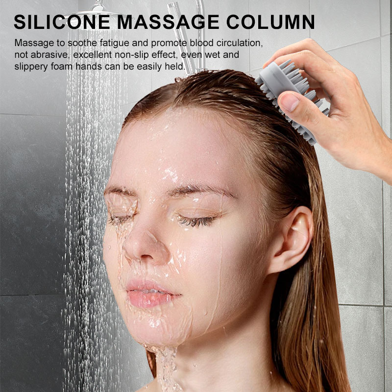 Soft Silicone Scalp Care Massager Bath Shampoo Brush Washing Shower Head Comb Massage Exfoliator Brushes for Hairs Growth