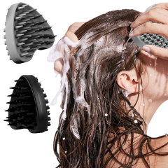 Soft Silicone Scalp Care Massager Bath Shampoo Brush Washing Shower Head Comb Massage Exfoliator Brushes for Hairs Growth