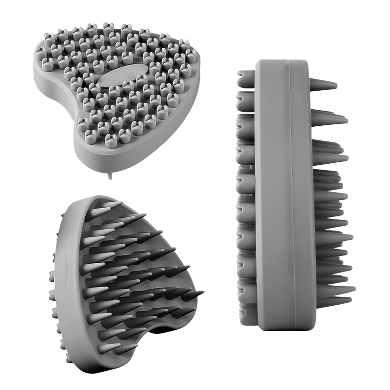 Soft Silicone Scalp Care Massager Bath Shampoo Brush Washing Shower Head Comb Massage Exfoliator Brushes for Hairs Growth