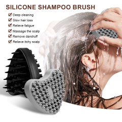 Soft Silicone Scalp Care Massager Bath Shampoo Brush Washing Shower Head Comb Massage Exfoliator Brushes for Hairs Growth