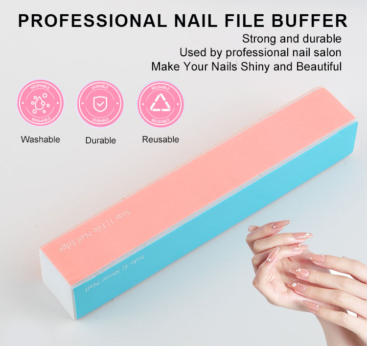 China Free Sample Colorful Style Nail Buffer Manicure