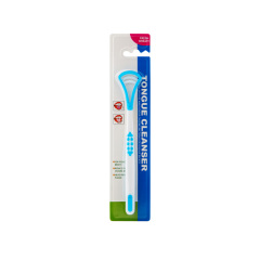 Cheap Disposable Long Handle Tongue Scraper in Plastic Box Food Grade PP Effective Oral Cleaning Brush Tongue Cleaner for Adult