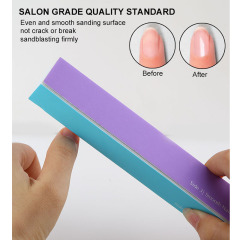 China Free Sample Colorful Style Nail Buffer Manicure Pedicure 4 way High Elastic Sponge Fingernail File Block for Women Lady