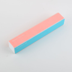 China Free Sample Colorful Style Nail Buffer Manicure Pedicure 4 way High Elastic Sponge Fingernail File Block for Women Lady