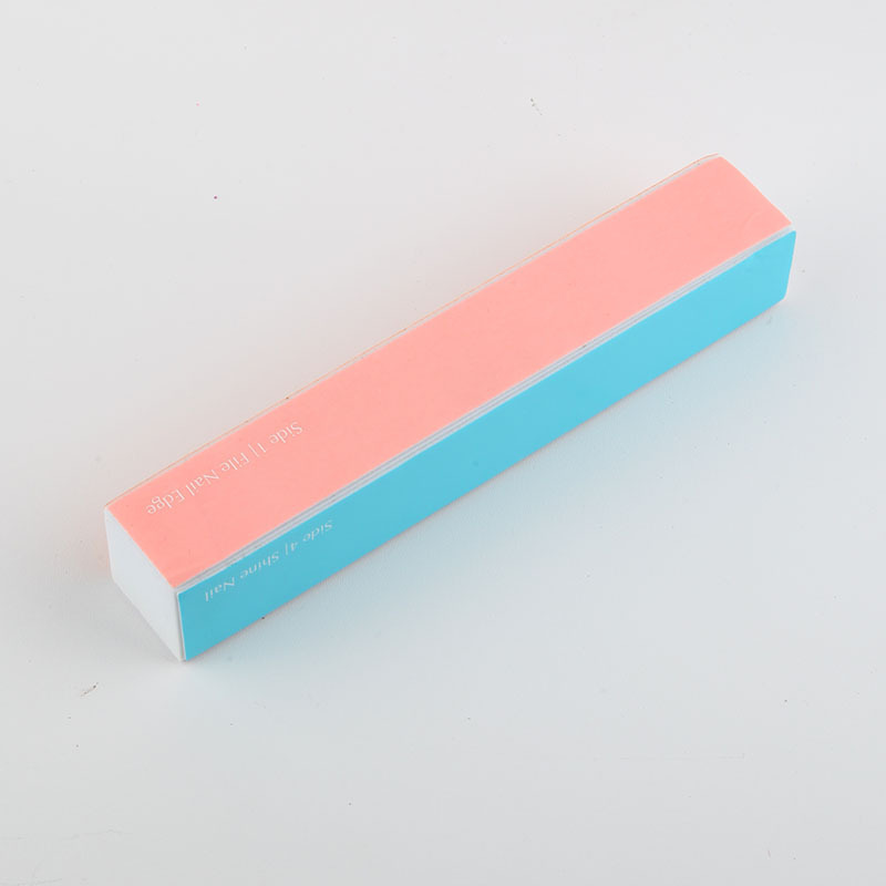 China Free Sample Colorful Style Nail Buffer Manicure Pedicure 4 way High Elastic Sponge Fingernail File Block for Women Lady