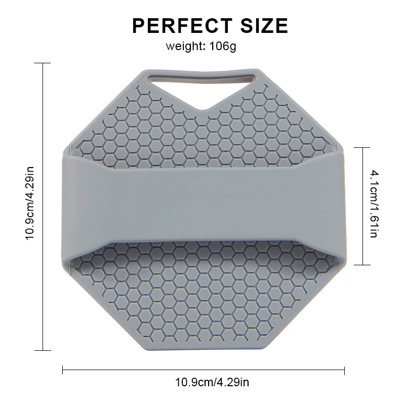 Shower Antimicrobial Soft Silicone Body Scrubber Anti-Slippery Handles Bath Wash Exfoliating Massage Skin Deep Cleaning Brush