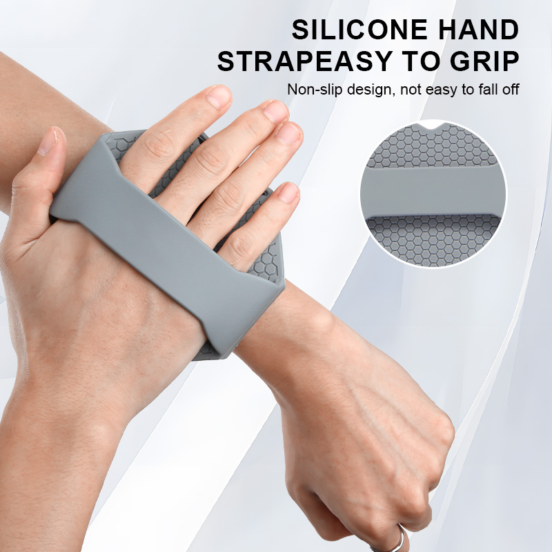 Shower Antimicrobial Soft Silicone Body Scrubber Anti-Slippery Handles Bath Wash Exfoliating Massage Skin Deep Cleaning Brush