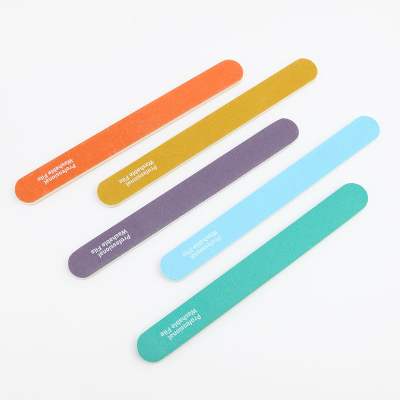Multi-functional Washable Nail File Buffer Manicure Care Salon Tools Sanding Smoothing Dual-Sided Emery Boards Fingernail Filer