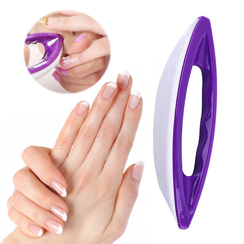 Professional individual package sheepskin chamois smooth nail buffers rub manicure art tool sanding waxing polish file block